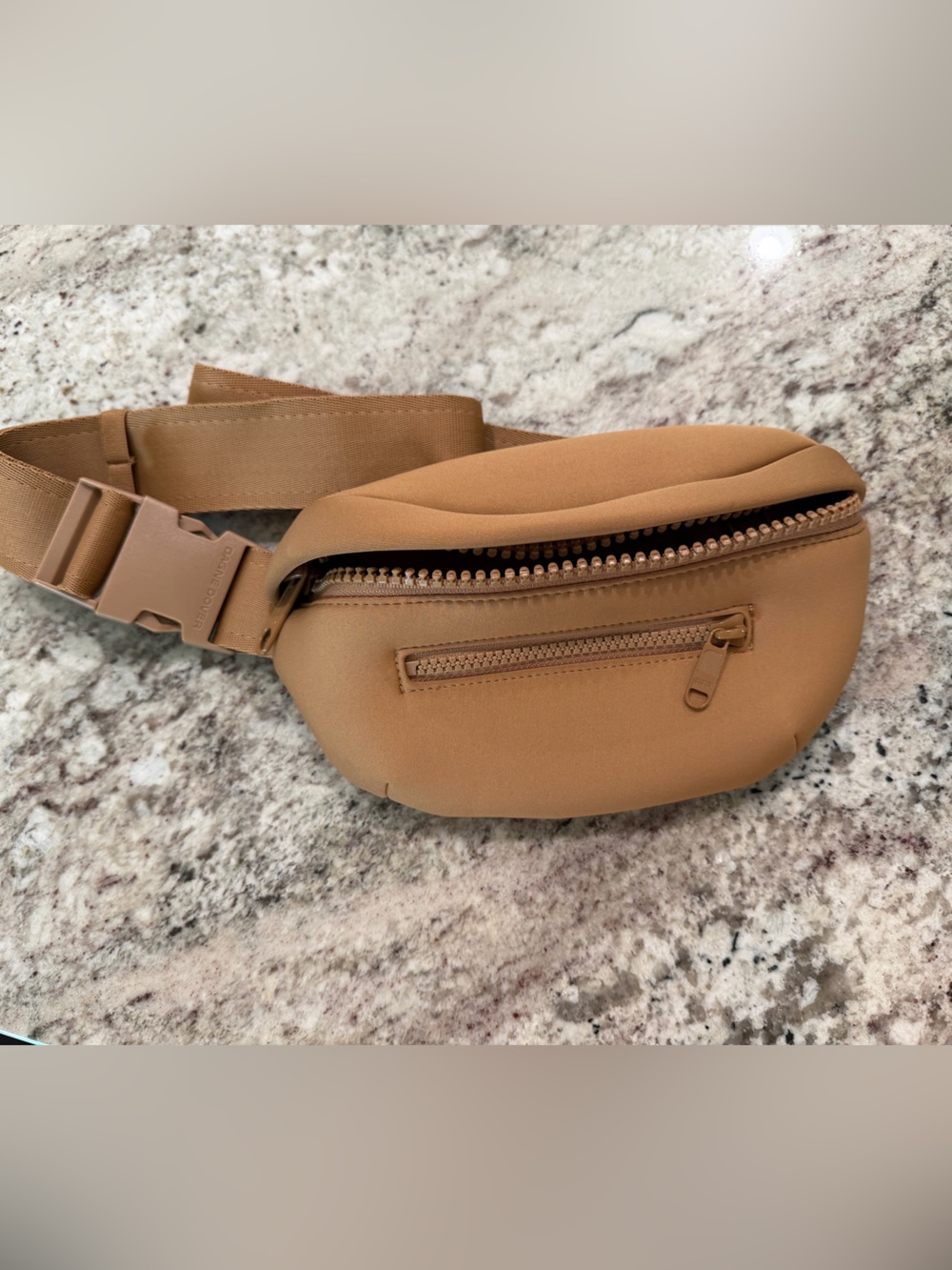 Dagne Dover Ace Neoprene Fanny Pack Camel
